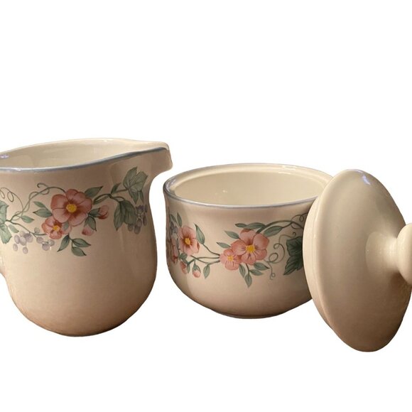 Vintage Ranmaru Mervyns Kensington Sugar and Cream Dish 4940 - Picture 7 of 16